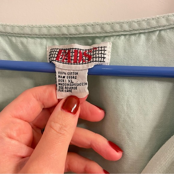 Vintage Mint Green Denim Dress - Picture 4 of 4